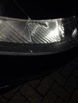 Black Automotive exterior Bumper Automotive lighting Light